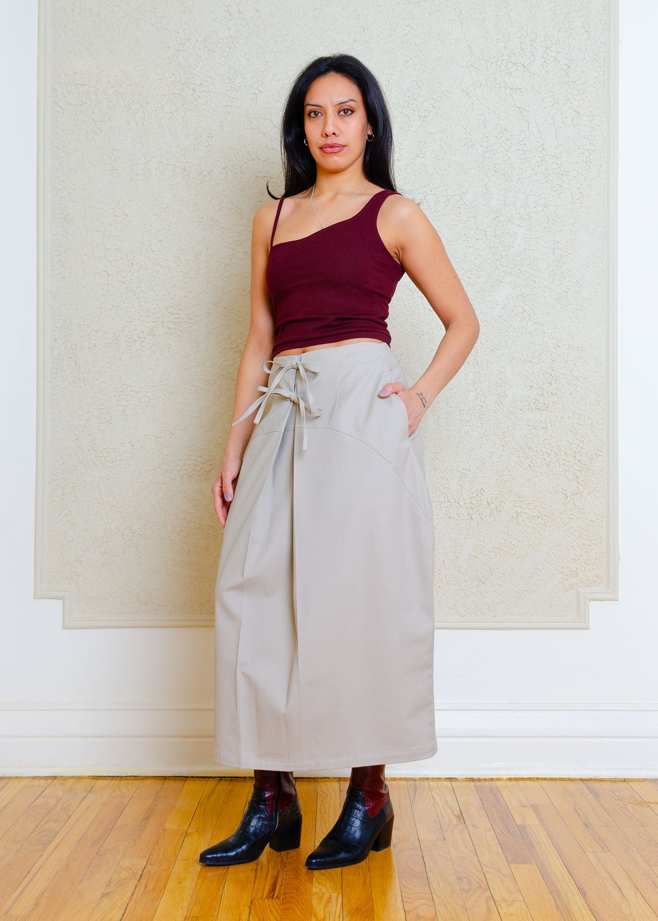 Florine Parachute Midi Skirt