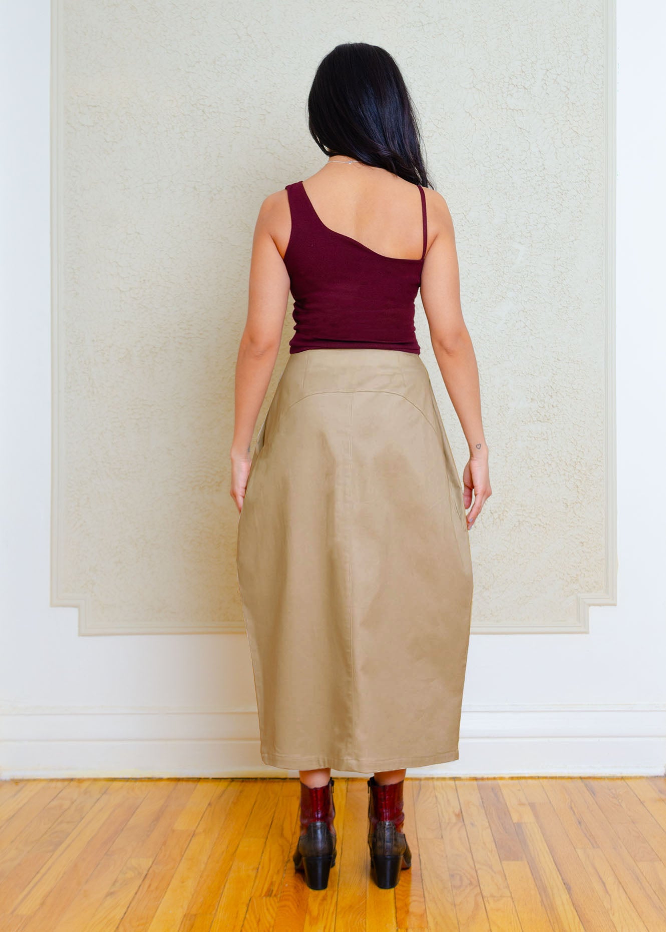 Florine Parachute Midi Skirt