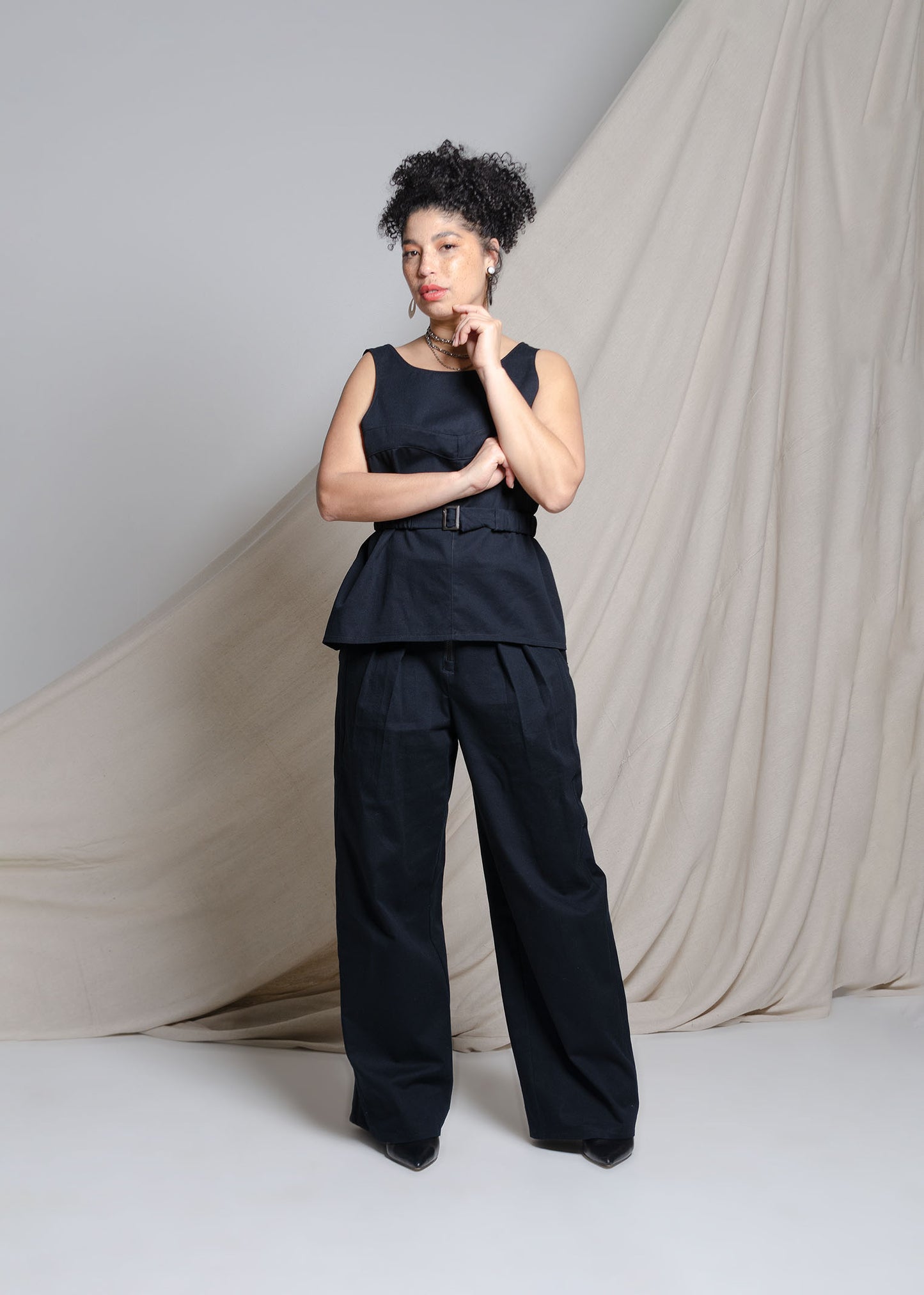 Solange A-line Tank Top