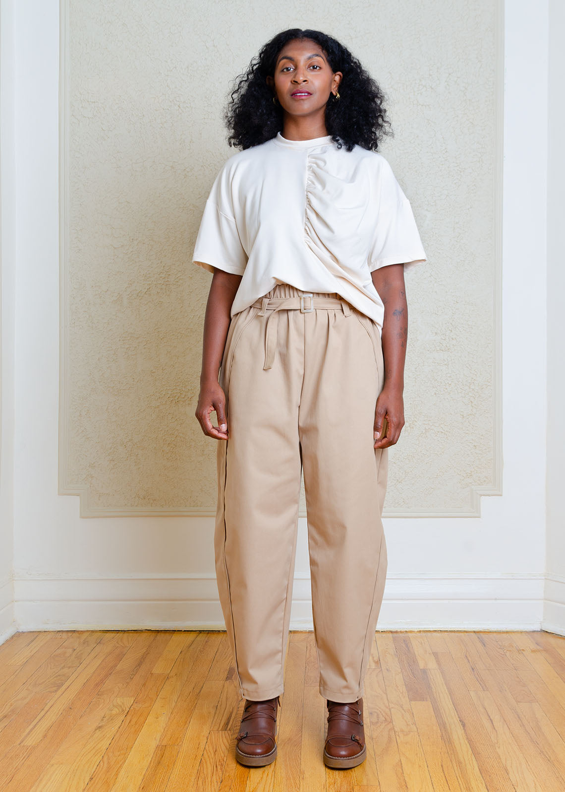 Astrid Oversized T-Shirt (Cream)