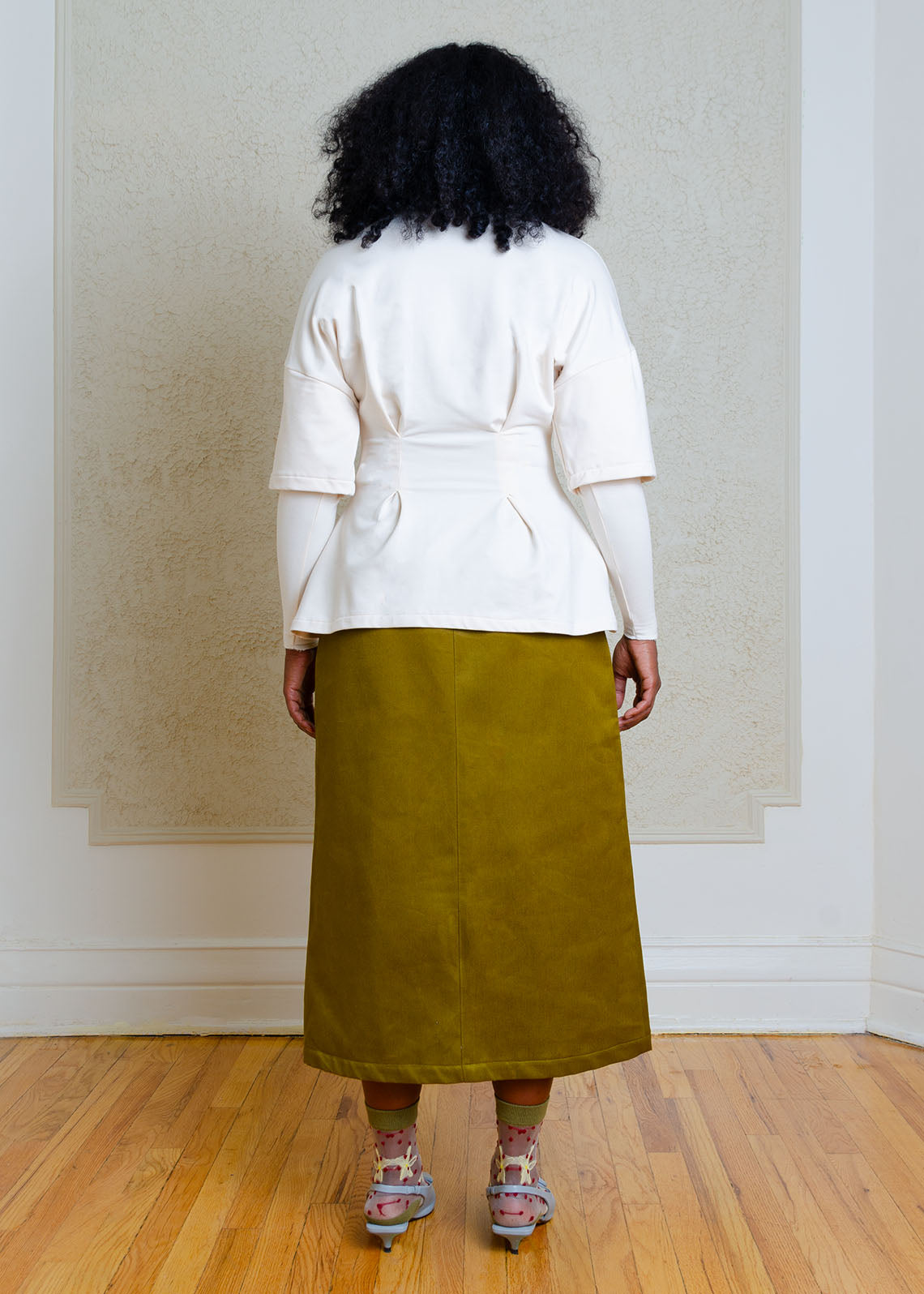 Bahar Long Sleeve Knit Top (Cream)