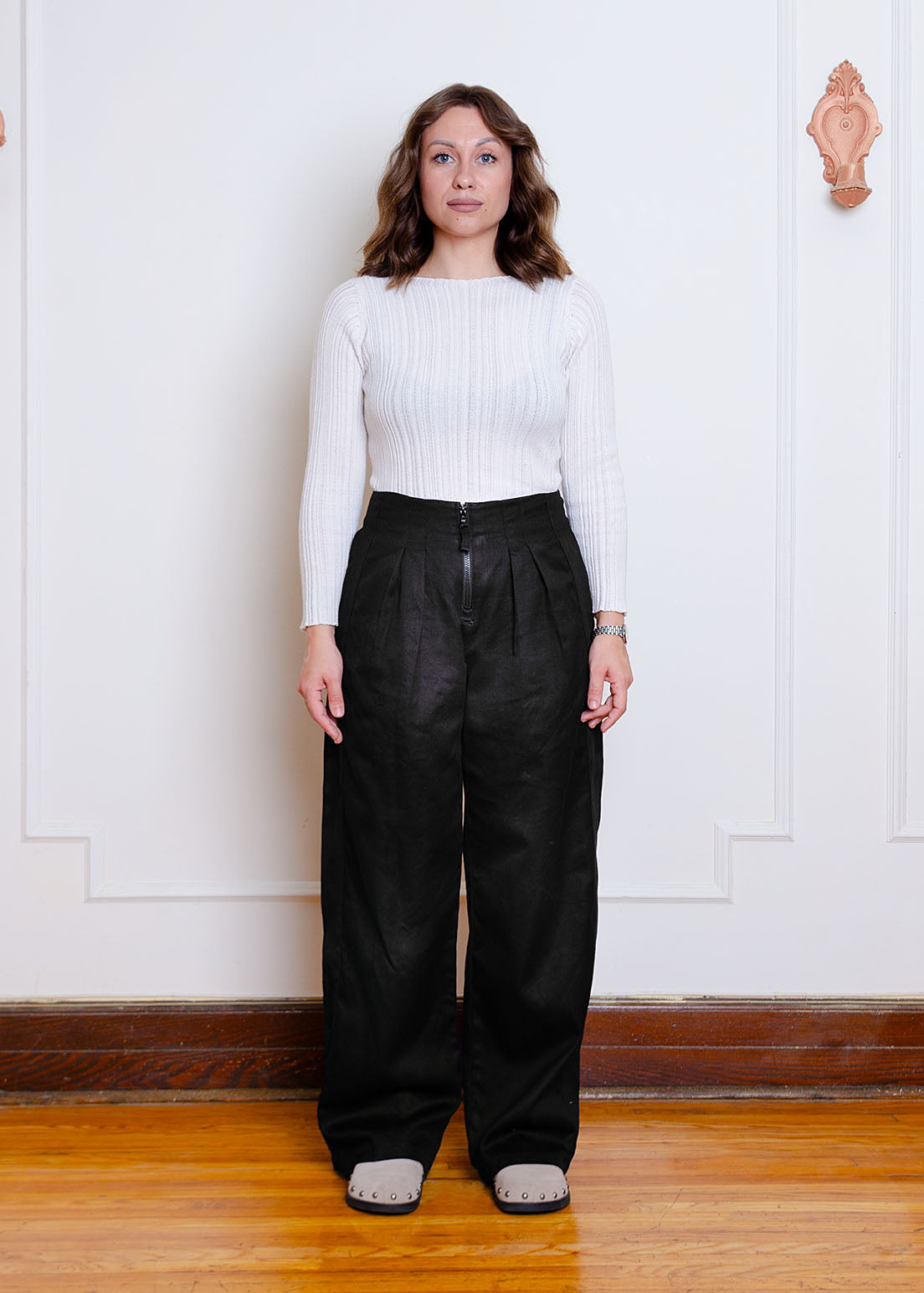 Josie High Waist Pants (Black)