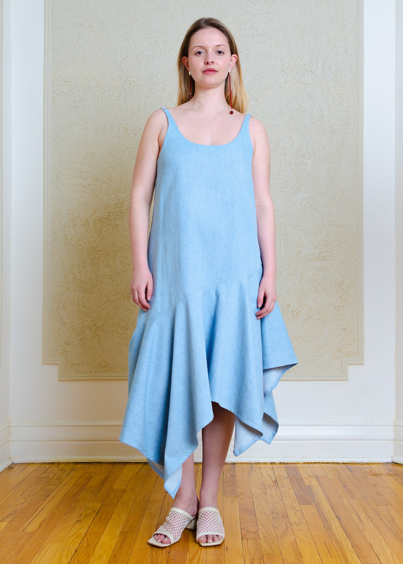 Gabriela Midi Dress (Denim)