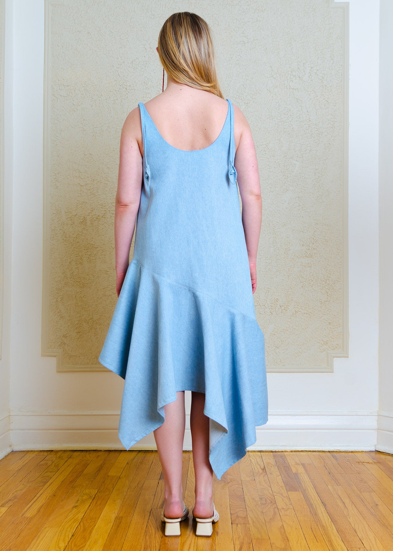 Gabriela Midi Dress (Denim)