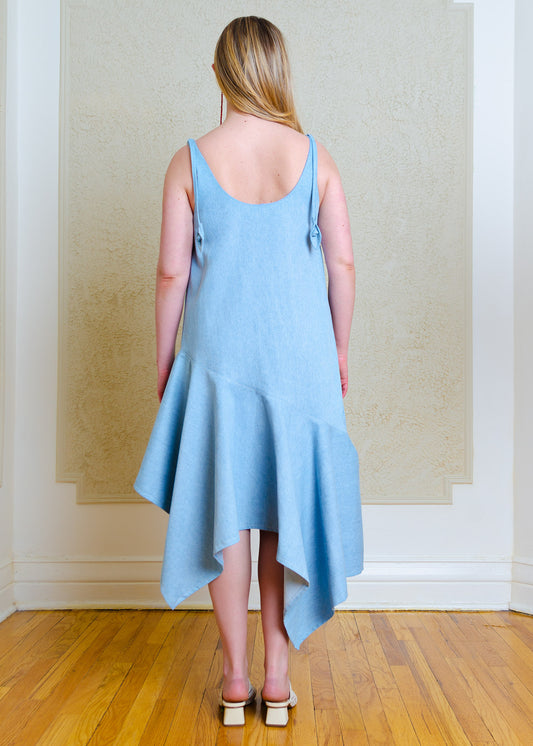 Gabriela Midi Dress (Denim)